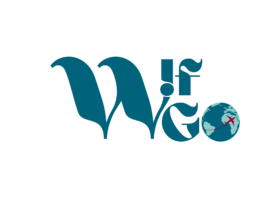 Logo What if we go en bleu